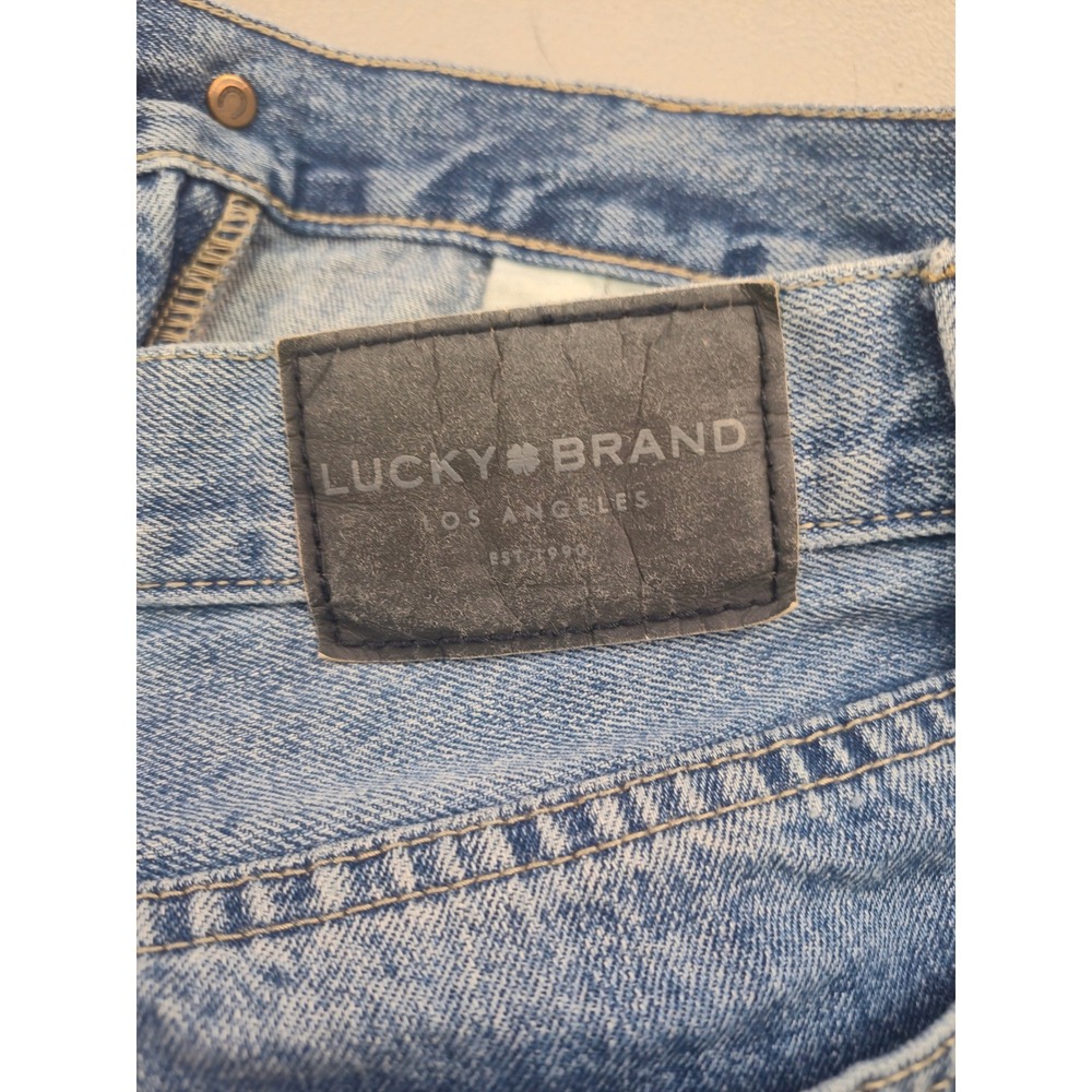 Lucky Brand Drew High Rise Mom Jeans Light Wash Ankle Denim 10/30 A 1TL6000